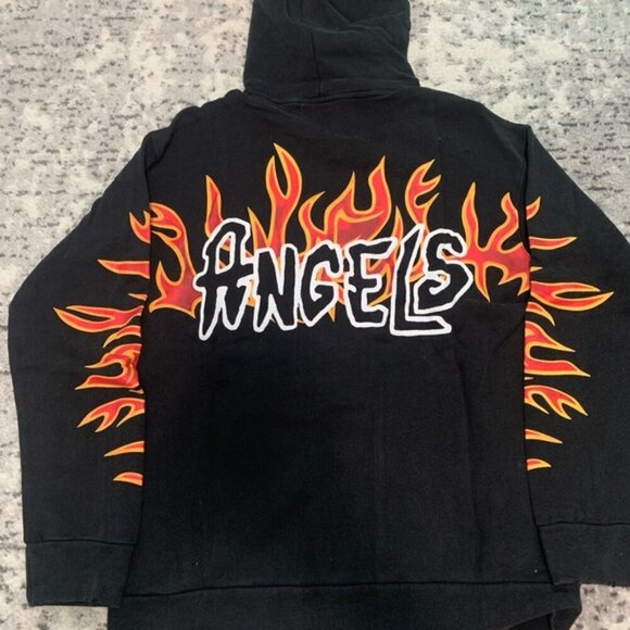 Palm Angels Fire Burning Hoodie Men’s Large, Medium, Small - Picture 4 of 4
